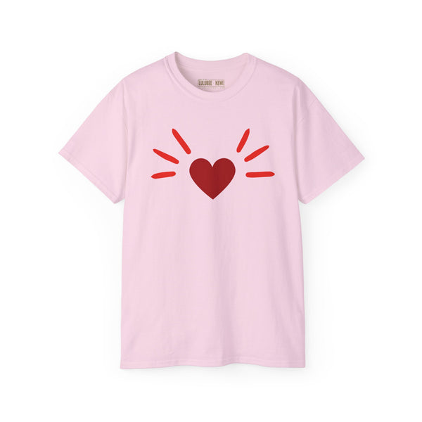 BoyCat Collection- The Original Heart Nose BoyCat Tee, Maroon Unisex Ultra Cotton Tee