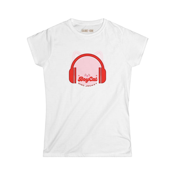 BoyCat DJ  Women's Soft style Tee shirt