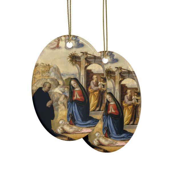 Ceramic Ornaments The Nativity (1pcs, 5pcs, 10pcs, 20pcs)