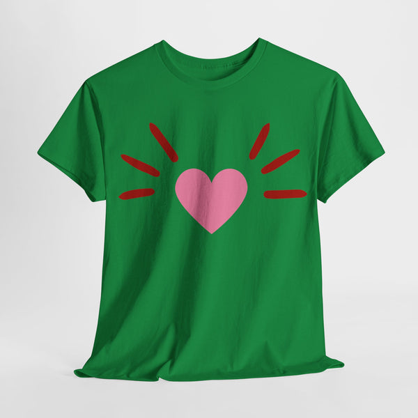 The BoyCat Heart Nose Tee Unisex Heavy Cotton Tee