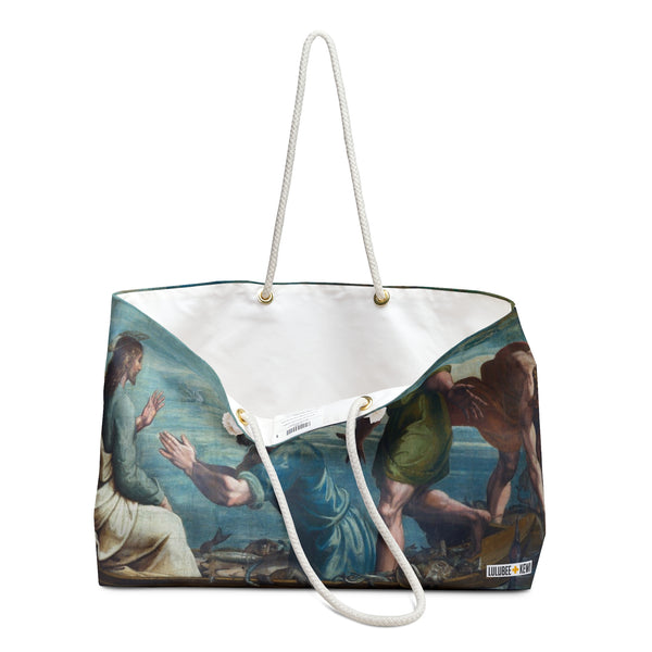 Raphael's The Miraculous Draft of Fishes (ca. 1515–1516) famous painting Weekender Bag