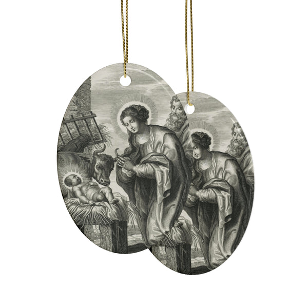Ceramic Ornaments Geboorte van Christus (ca. 1600–1700) by anonymous (1pcs, 5pcs, 10pcs, 20pcs)