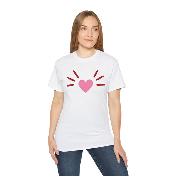 BoyCat Collection- The Original Heart Nose BoyCat Tee, Pink Heart Unisex Ultra Cotton Tee