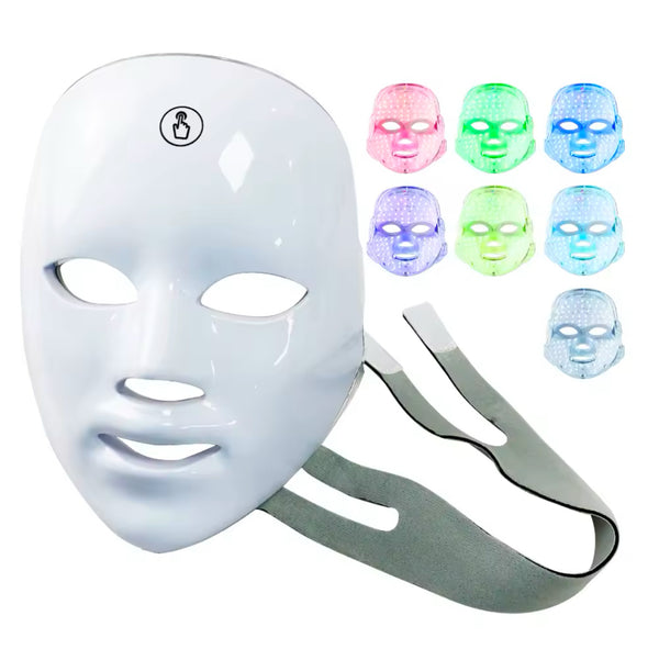 7-Color LED Light Therapy Face Mask