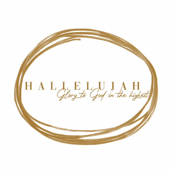 Scripture Collection 19- Hallelujah glory to God Throw Pillow