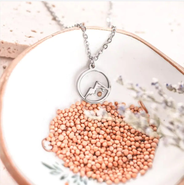 A Mustard Seed, Faith like a Mustard Seed Necklace Move Mountains, Matthew 17:20