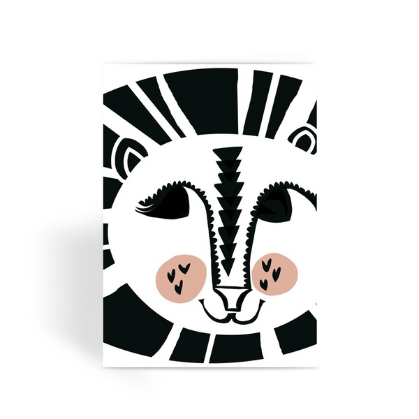 Lion Around by LuluBee and Kewi, Greeting Card - LuluBee+Kewi 