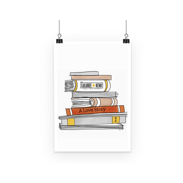 Books by Catherine Cortes Poster - LuluBee+Kewi 